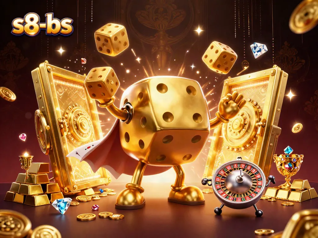 Experience thrilling gameplay with s8-bs gold dice golem and dynamic casino treasures